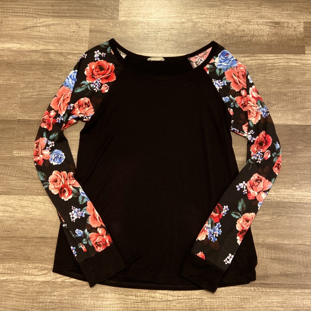 Long Sleeve Floral Top